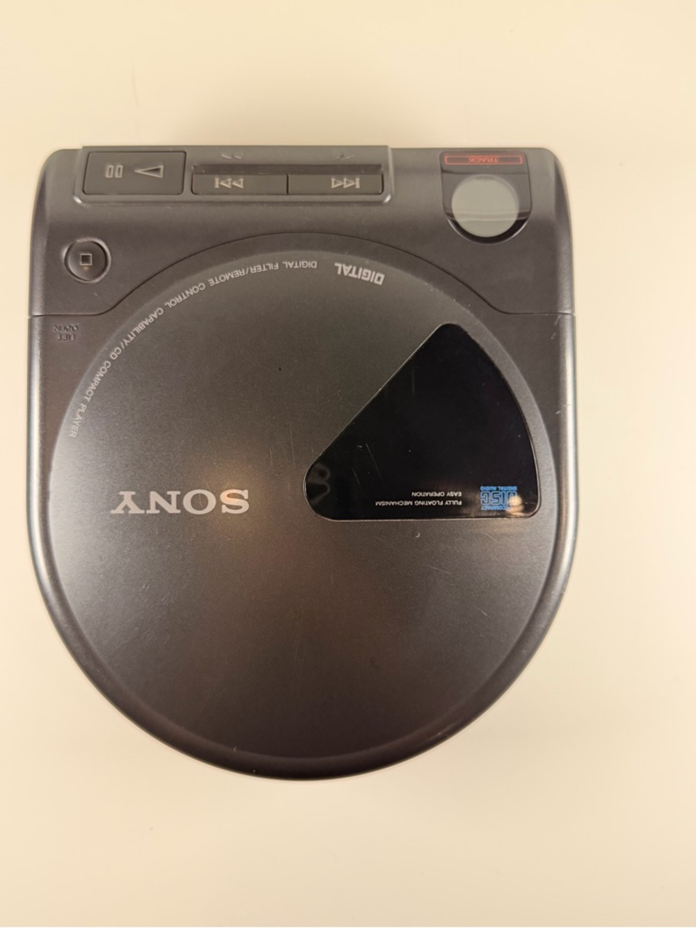 Sony Black Portable CD Player with Top Controls
